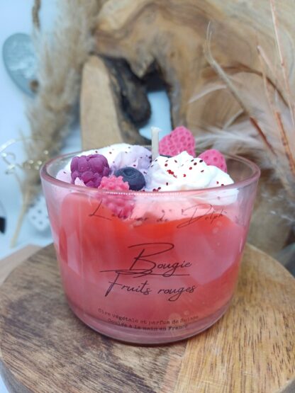 Bougie "fruits rouges"