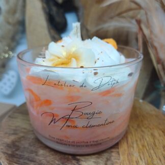 Bougie "Monoï clémentine"