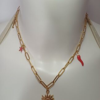 Collier "Flamme Intérieure"